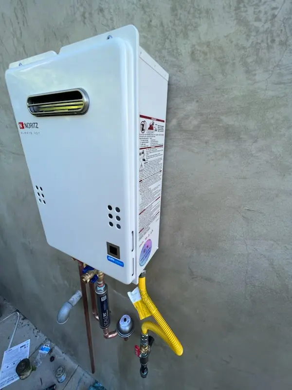 Tankless water heater installation for San Gorgonio homes